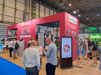 Dimplex stand at exhibition