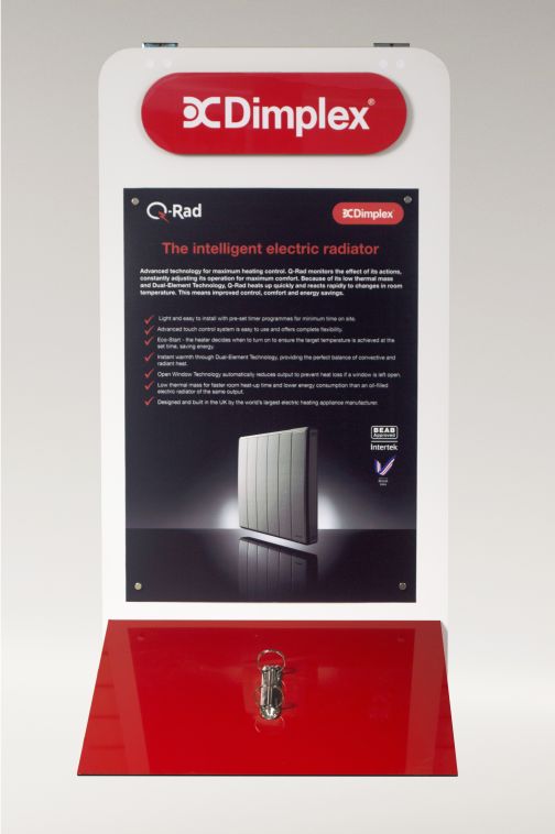 Dimplex POS literature stand