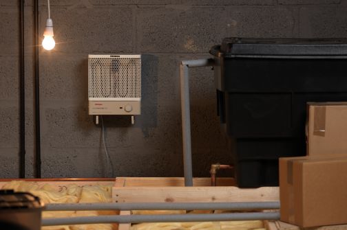 dimplex MPH heater in a loft 