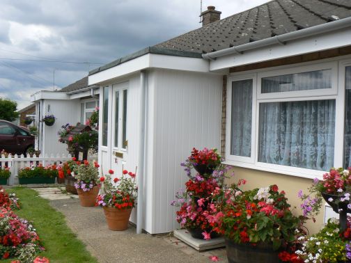 front of house and garden