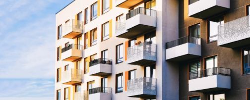 new build apartment balconies