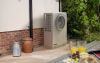 heatpump installed outside home